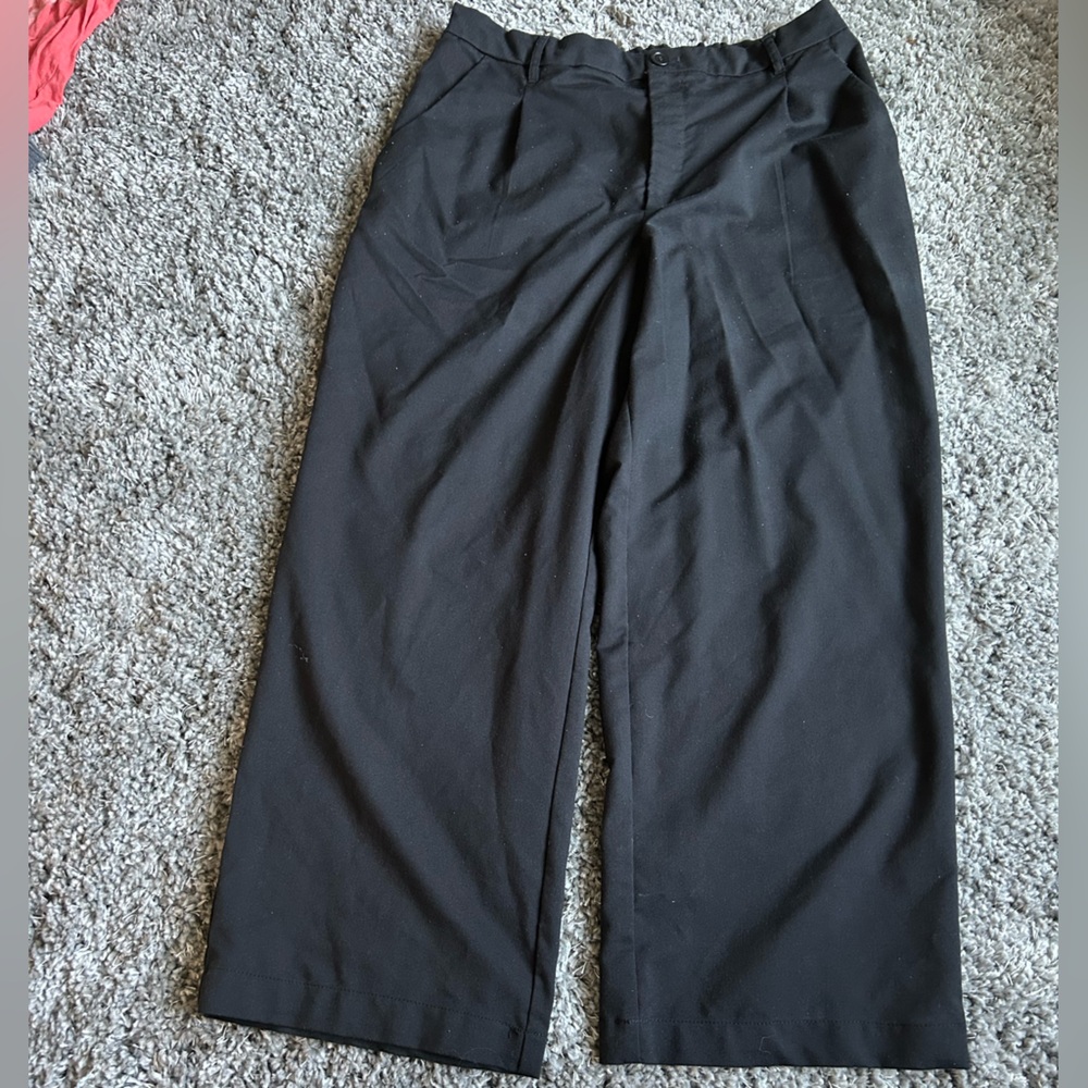 Women’s Black Wide-leg Work Pants